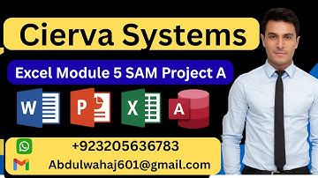 Cierva Systems Excel Module 5 SAM Project A #Cierva Systems