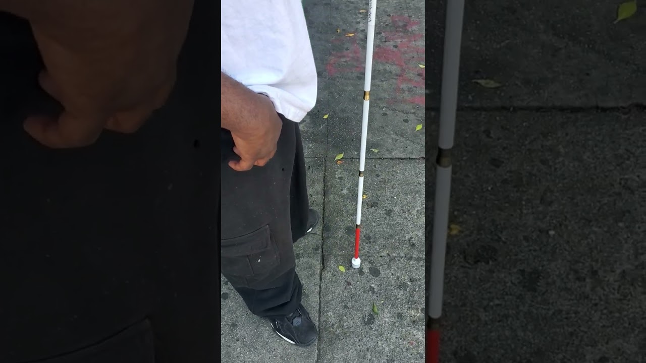 Interview a blind man who take care of himself 