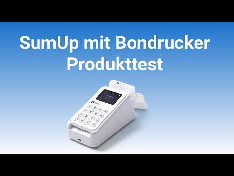 SumUp Terminal mit Bondrucker - Test
