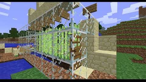 Minecraft Alpha and Beta Sugarcane/Reed Farm (Proof of Concept)