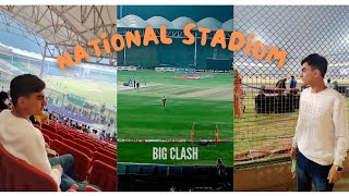 Match dekhnai gayay | karchi whites vs lahore blues | at National stadium 🏟