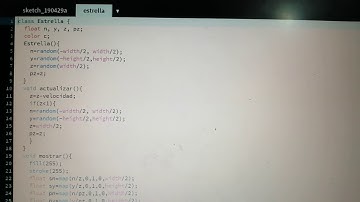 Potenciómetro controlado con arduino regula la velocidad de las estrellas en processing