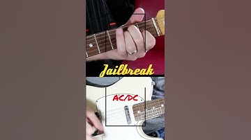 Jailbreak by ACDC | One Minute Wednesday | Guitar Lesson