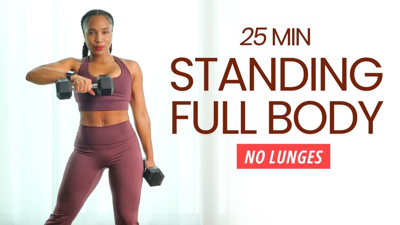 25 Min Full Body Dumbbell Workout - Burn Fat & Tone Your Core