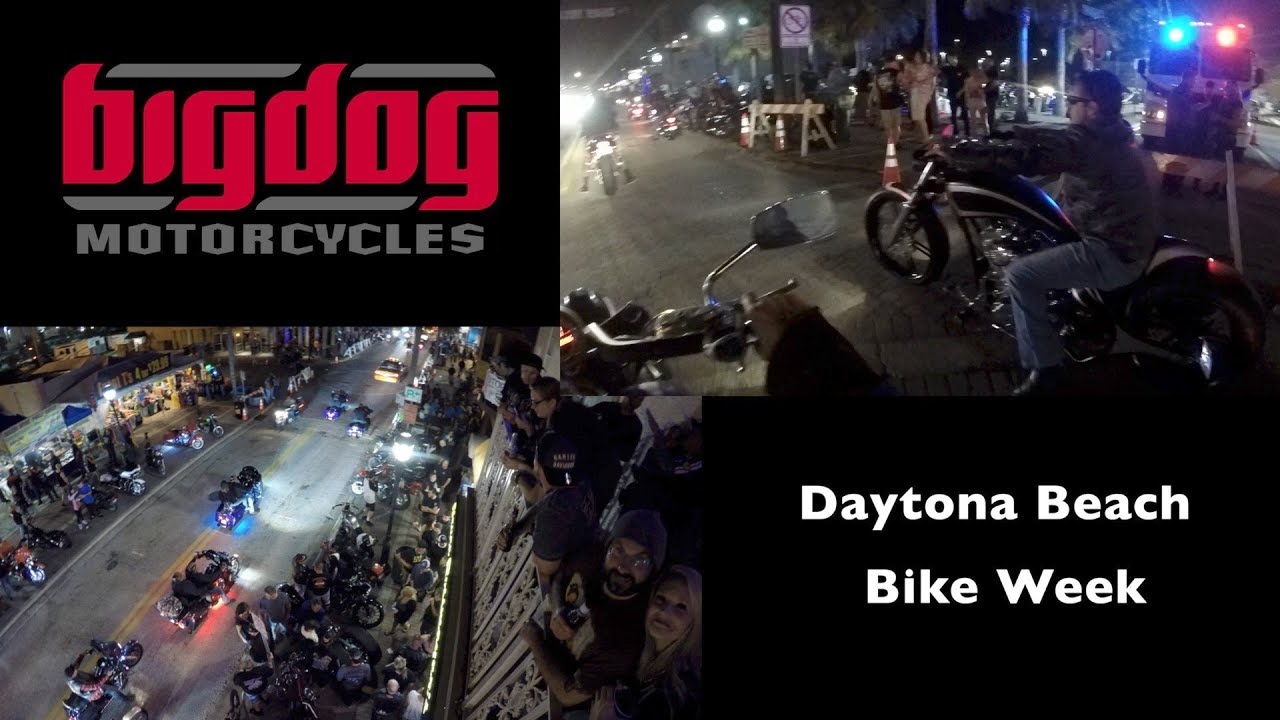 jukbeen Demon Play Pennenvriend Daytona Bike Week Main Street Balcony and Helmet Cam views - YouTube