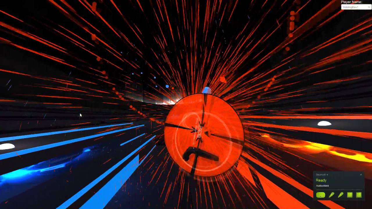 HTC VIVE || Audioshield | Vomitron - Death Race  (Hard difficulty)