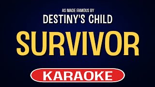 Destinys Child  Survivor karaoke Version