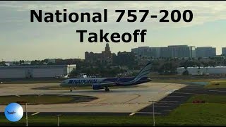 National 757 Takeoff At Tampa International Airport Tpaspotting