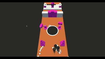 Eat Up 3D level 31-40  | Color Bump 3D | Hole.io