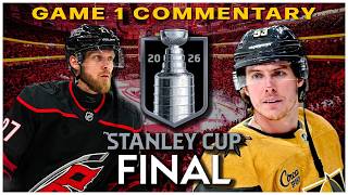 STANLEY CUP GAME 1: Hurricanes vs Golden Knights (no live game feed)