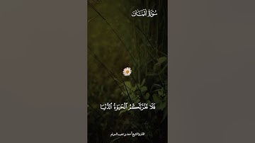 القارئ الشيخ #احمد_السويلم #تلاوات_قصيرة [ سورة لقمان ٣٣-٣٤]