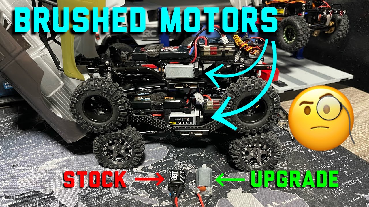 Scx24 Motor Upgrades //Brushed Motor Swap, No Soldering Required