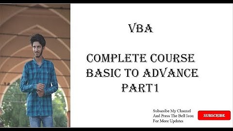 Excel Macros Introduction Part 1 Urdu Tutorial by Asawar Saikhu