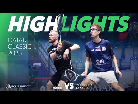 Makin V Zakaria Qatar Classic 2025 ROUND 1 HIGHLIGHTS