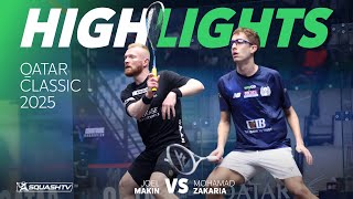 🏴 Makin v Zakaria 🇪🇬 | Qatar Classic 2025 | ROUND 1 HIGHLIGHTS