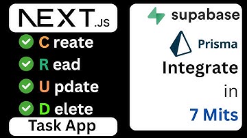 Full CRUD To-Do App in 7 Minutes | Next.js SSR + Prisma + Supabase + PostgreSQL