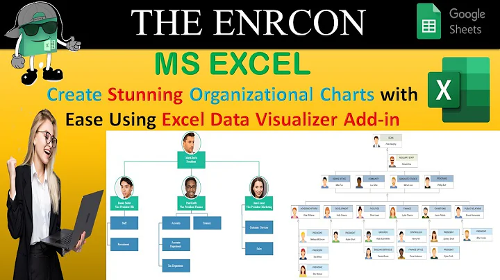 Create Stunning Organizational Charts with Ease Using Excel Data Visualizer Add-in #excel #exceltips