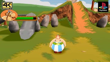 Asterix: The Gallic War - Gameplay PSX / PS1 / PGXP / Widescreen 4k 2160p (DuckStation)