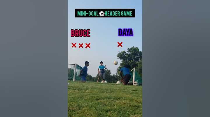Mini-Goal Header Game ⚽🥅💥 #football #letsfootball #trendingshorts #challenge#music subscribe..... 💟
