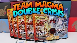 5 DOUBLE CRISIS BLISTER PACKS - Hunting for Team Magma's Secret Base