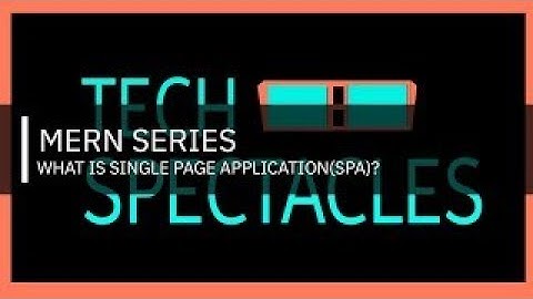 what is single page application?(SPA )