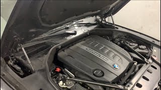 How to remove small turbo and exhaust manifold on BMW N57