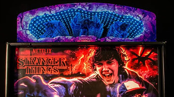 Quick Installation of a STRANGER THINGS Topper on a Stern Stranger Things Premium Machine!