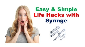 Easy & Simple Life Hack with Syringe - Genius & Awesome DIY Life Hacks for Home You Must Know