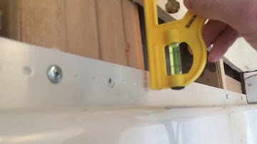 How to install drywall over a tub or shower flange
