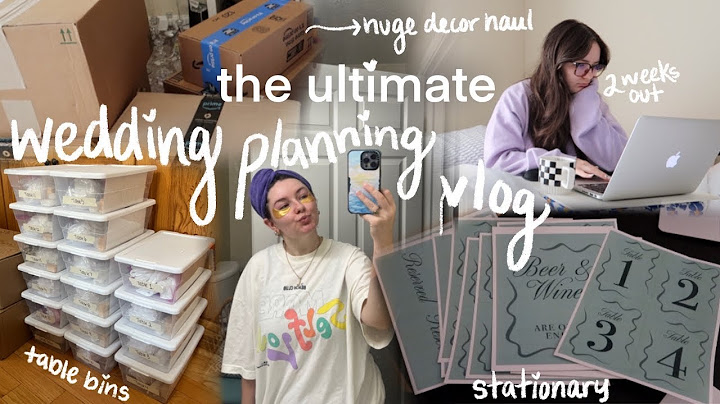 ULTIMATE WEDDING PLANNING VLOG💍📦💛 huge decor unboxing, table bins, + self-care
