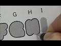 How to write amazing alphabet