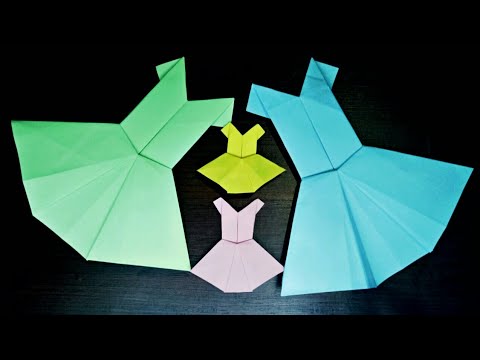  Cara Membuat Origami Baju  Pesta Baju  Gaun Origami  Dress 