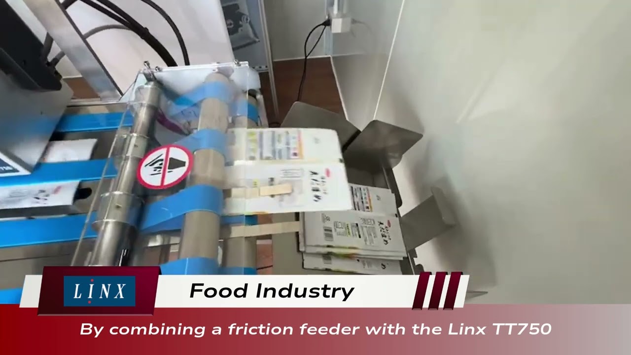 Enhancing Food Packaging Efficiency: Integrating Friction Feeders with Linx TT750 TTO Printer