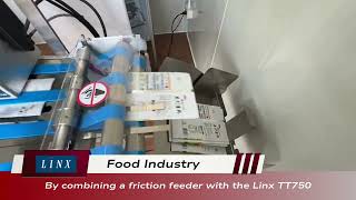Enhancing Food Packaging Efficiency: Integrating Friction Feeders with Linx TT750 TTO Printer
