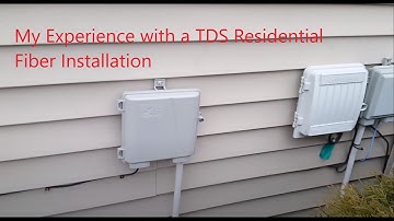 TDS Fiber Internet Installation Experience (Residential)
