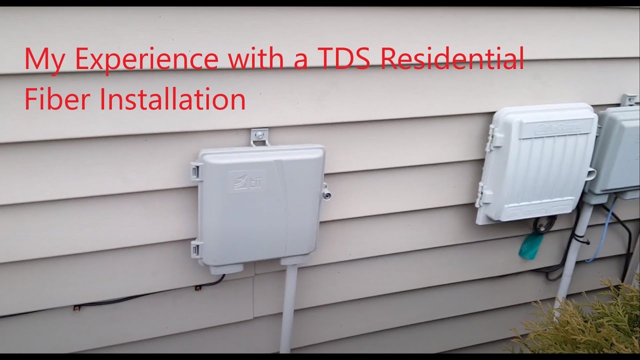 TDS Fiber Internet Installation Experience (Residential) - YouTube