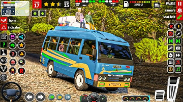 Bus Simulator 2025! Real Euro Mini Coach Best Bus Games - Offroad Bus Real Bus Game Android Gameplay