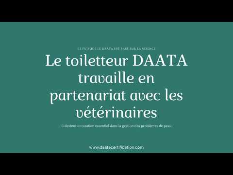 Les toiletteurs DAATA et les vétérinaires