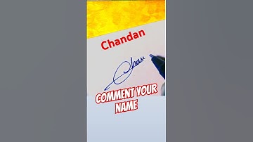 Chandan for style signature ✅✍️✅ #signature84 #viralvideo #viralshorts #shortvideo #shorts #chandan