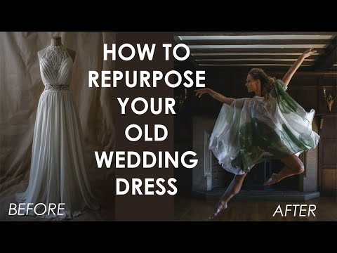 Repurpose your old #weddingdress - YouTube