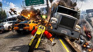 Truck Fell Off the Bridge & Cars Started Exploding! 😱🔥