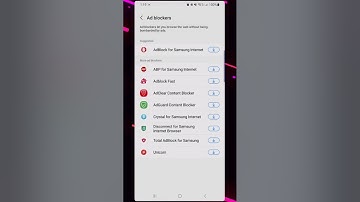 Block Ads with Samsung Internet!