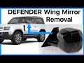 How to Remove The Door / Wing Mirror on New Land Rover Defender L663