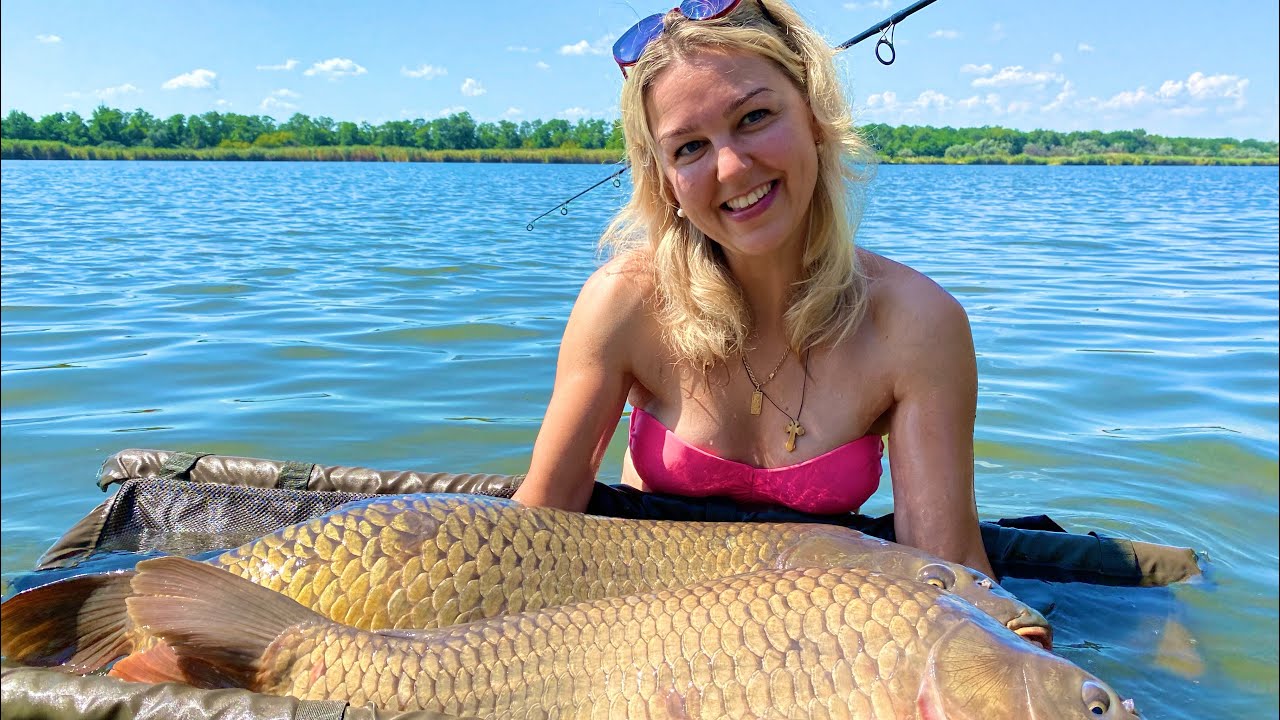 Впіймала 500кг риби на Марʼївському водосховищу