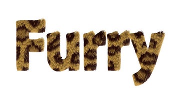 Guide to creating furry text in Eye Candy 7 - How to make realistic furry text