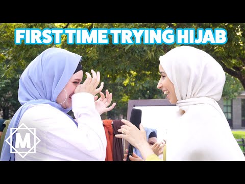 WOMEN IN NEW YORK TRY HIJAB FOR FIRST TIME! *EMOTIONAL* | Social Experiment | MUSLIM