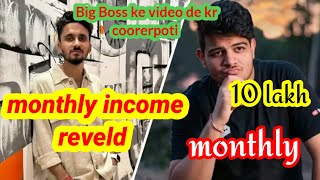 Neon man or Neus boy reveal YouTube income//  youtube earining Kitna?