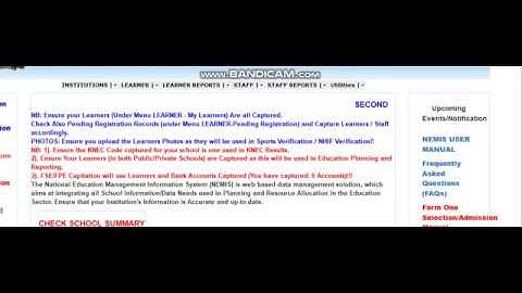 NEMIS 2020 STUDENT ADMISSION, admit student selected to a different school