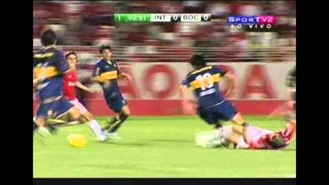 JOGO COMPLETO - INTERNACIONAL 2x0 Boca Juniors - Quartas Sul-Americana 2008 - SPORTV
