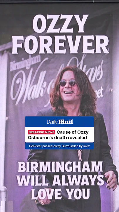 Ozzy Osbourne’s cause of death revealed